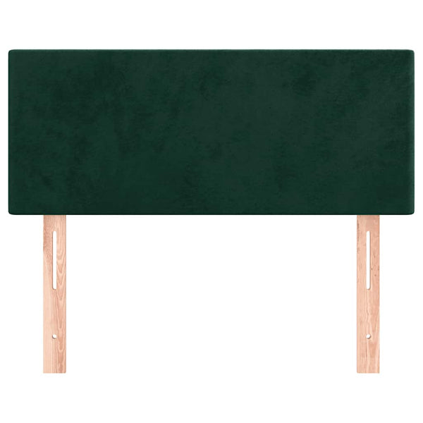 Dunkelgrünes Samt Kopfteil 80 cm