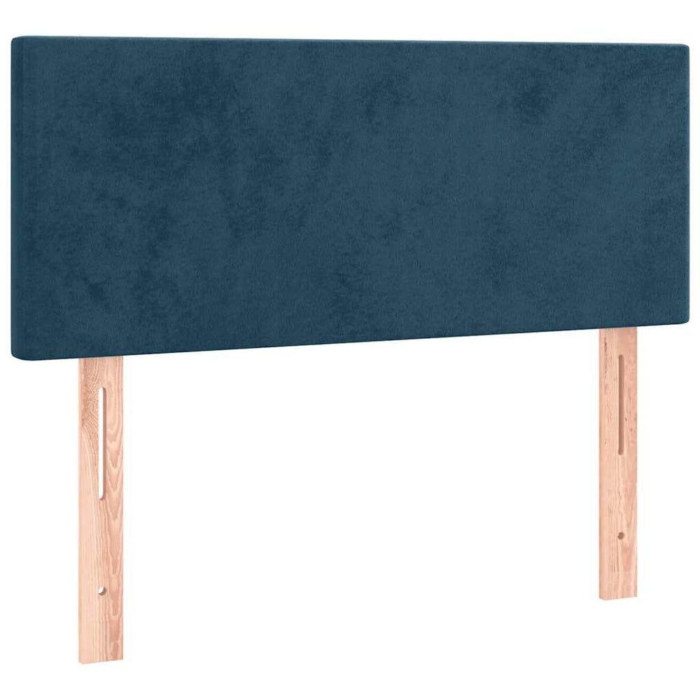 Dunkelblaues Samt Kopfteil 80 cm