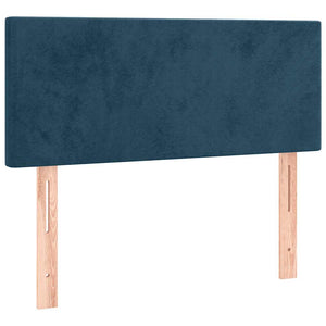 Dunkelblaues Samt Kopfteil 80 cm