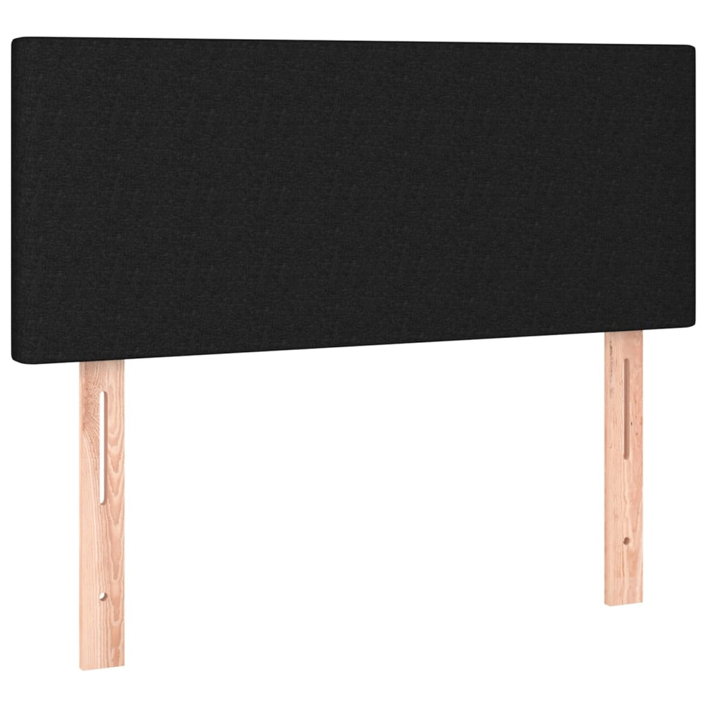 Schwarzes Kopfteil 90 cm Stoff