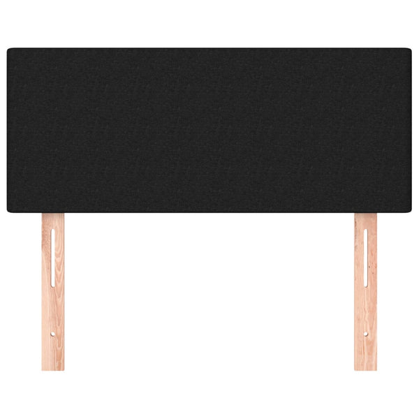 Schwarzes Kopfteil 90 cm Stoff
