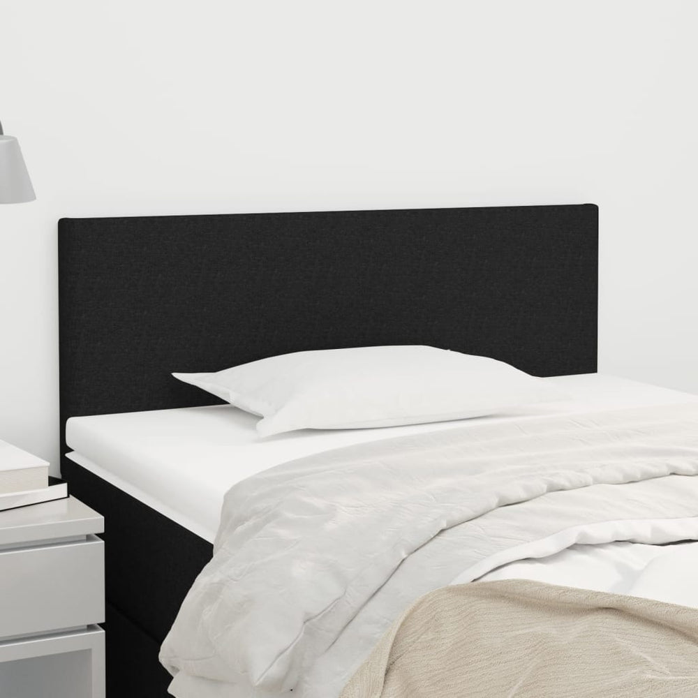 Schwarzes Kopfteil 90 cm Stoff