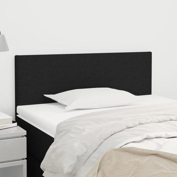 Schwarzes Kopfteil 90 cm Stoff