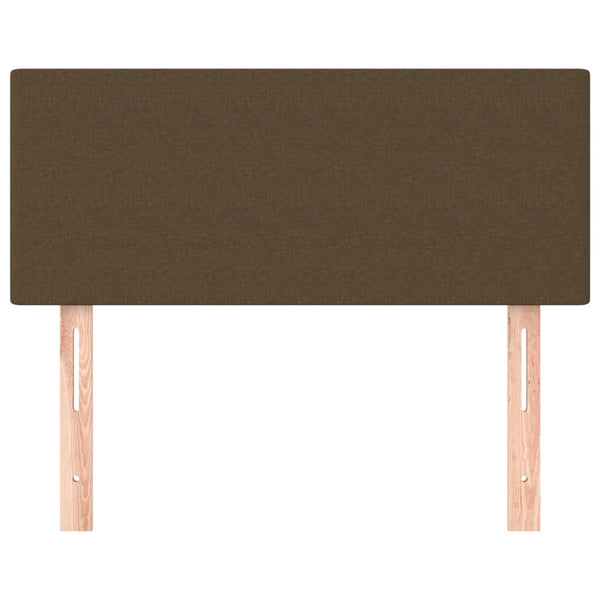 Dunkelbraunes Stoff-Kopfteil 90 cm