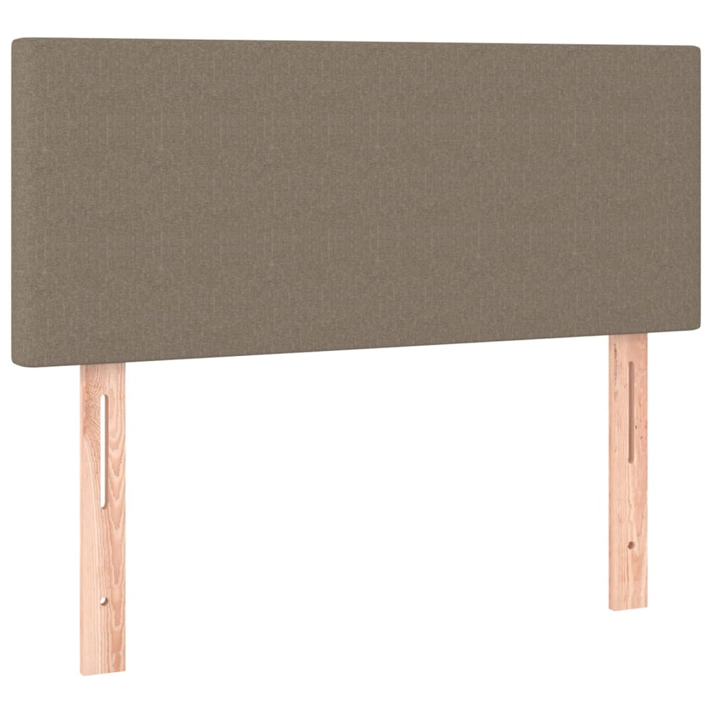Kopfteil Taupe Stoff 90 cm