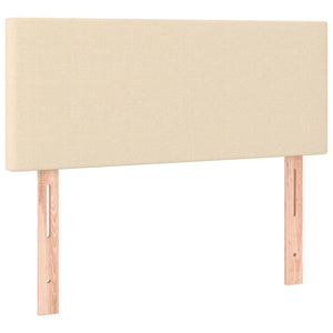 Creme Kopfteil 90 cm Stoff