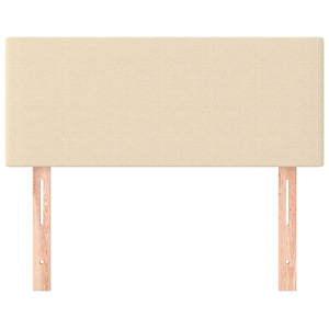 Creme Kopfteil 90 cm Stoff