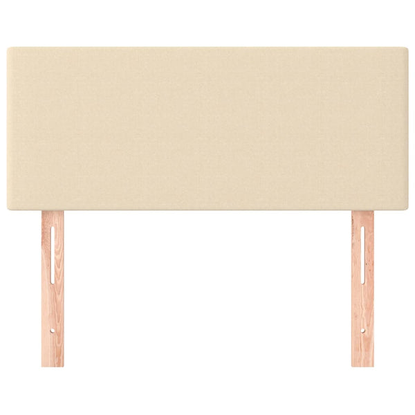 Creme Kopfteil 90 cm Stoff