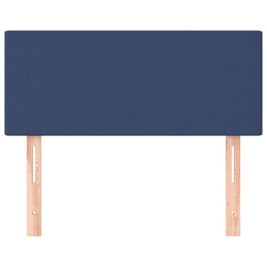 vidaXL Tête de lit Bleu 90x5x78/88 cm Tissu