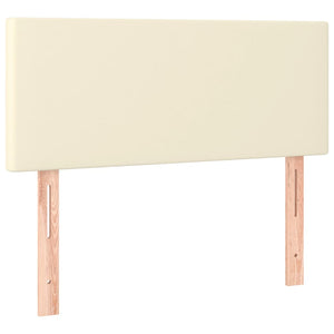 Kopfteil Creme Kunstleder 90 cm