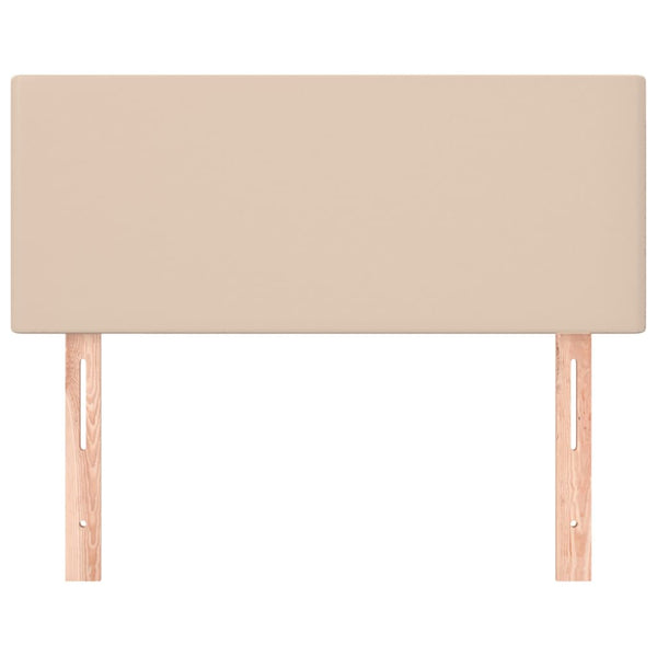 Kopfteil Cappuccino-Braun 90 cm Kunstleder