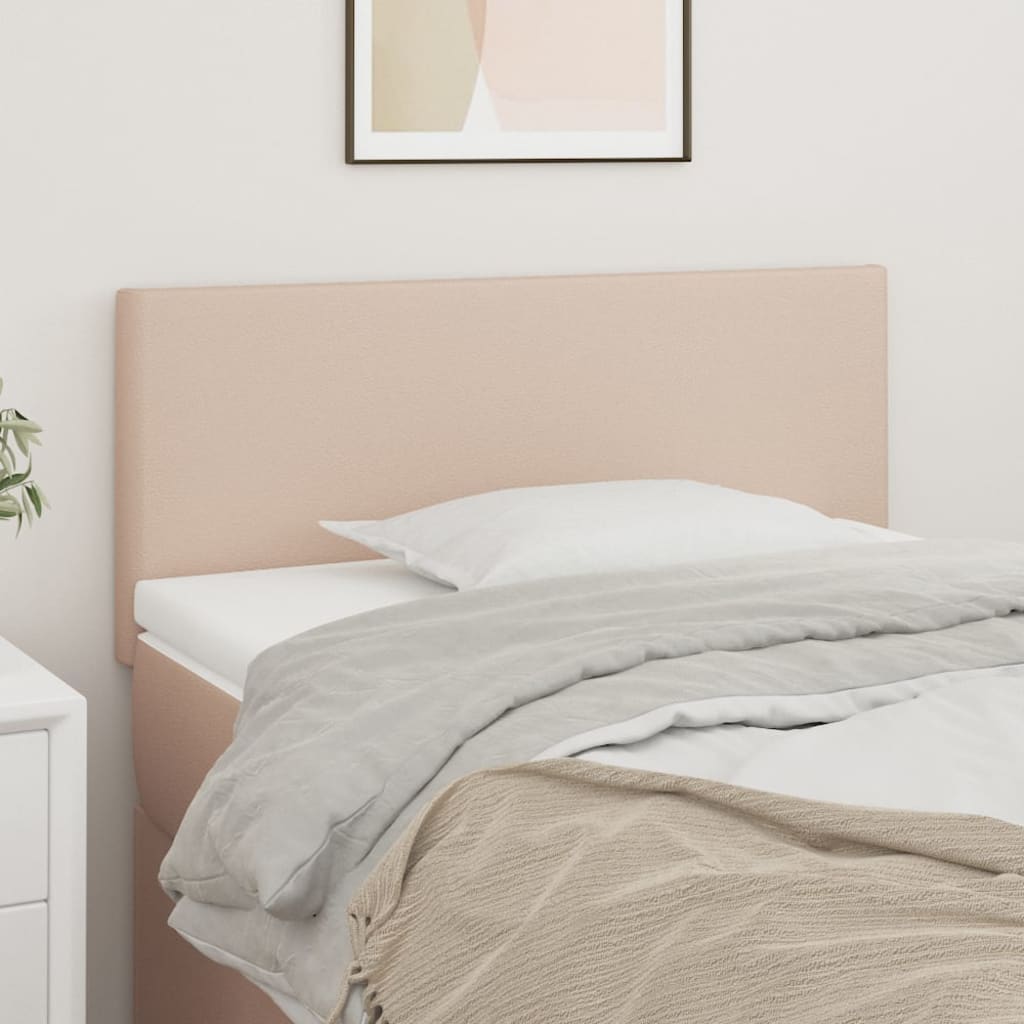 Kopfteil Cappuccino-Braun 90 cm Kunstleder