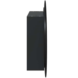 Badezimmerschrank mit Spiegel & LED Schwarz 54cm