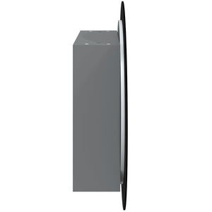 Badezimmerschrank mit Spiegel & LED Grau 54cm