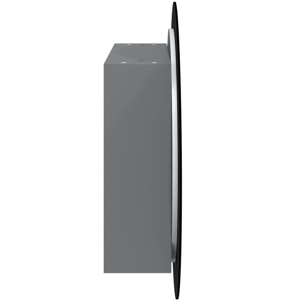 Badezimmerschrank mit Spiegel & LED Grau 54cm