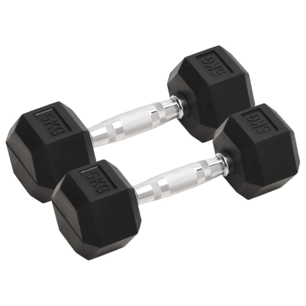 2 x 10 kg Hantelset aus Gusseisen