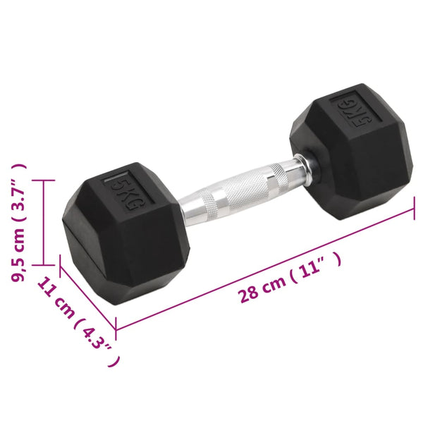 2 x 10 kg Hantelset aus Gusseisen