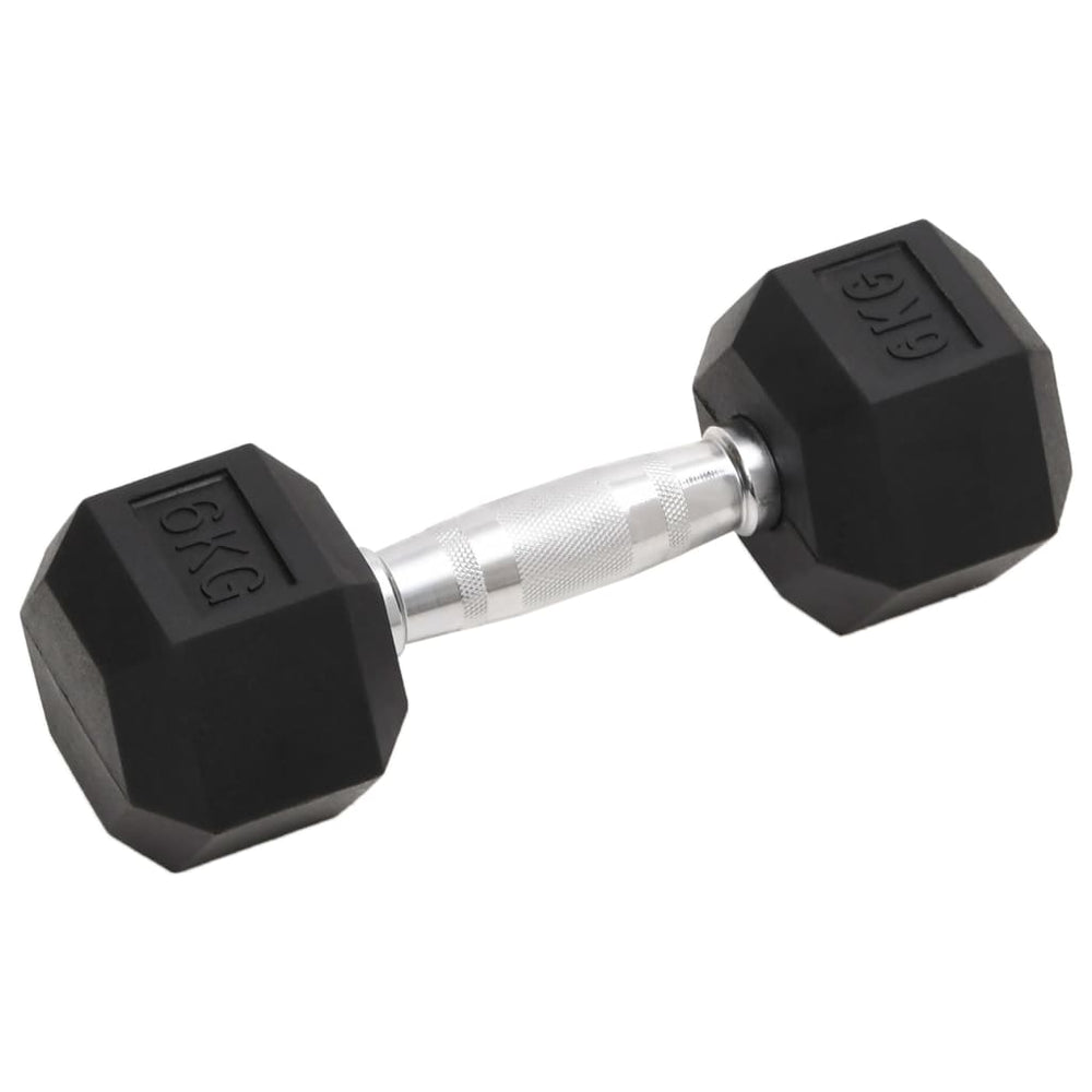 vidaXL Haltères courts 2 pcs. 12 kg au total Fonte