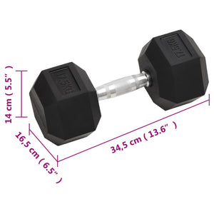 17.5 kg Gusseisen Kurzhantel