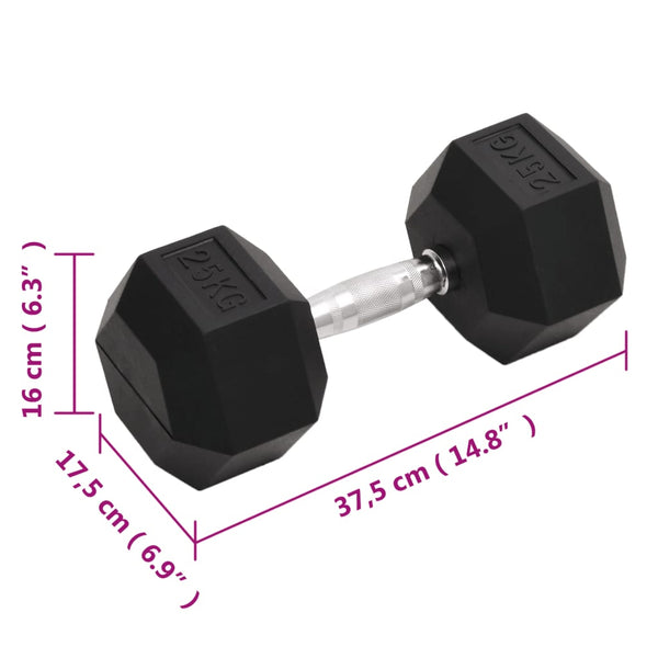 25 kg Gusseisen Kurzhantel