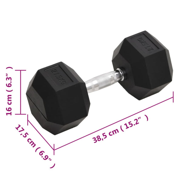 27,5 kg Gusseisen Kurzhantel
