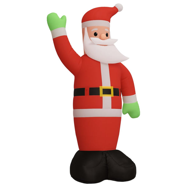 Aufblasbarer Weihnachtsmann mit LEDs 370 cm