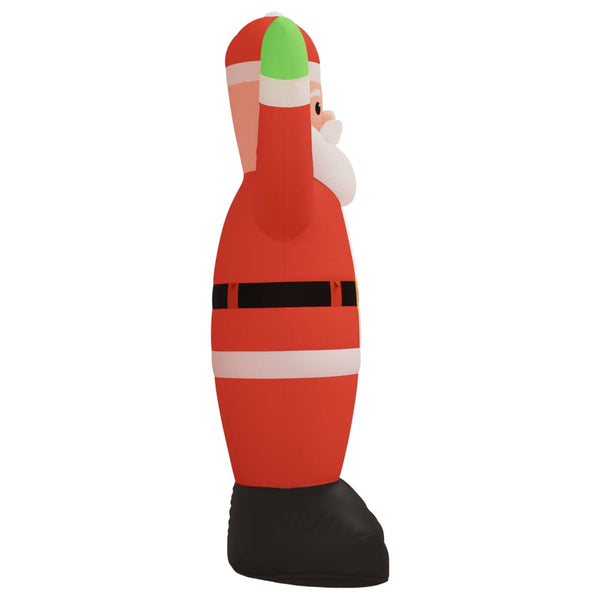 Aufblasbarer Weihnachtsmann mit LEDs 370 cm