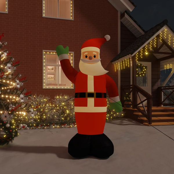 Aufblasbarer Weihnachtsmann mit LEDs 370 cm
