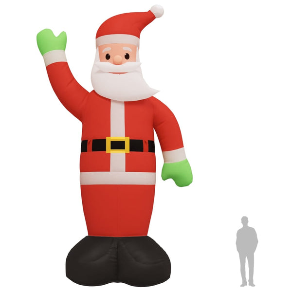 Aufblasbarer Weihnachtsmann mit LEDs - 820 cm