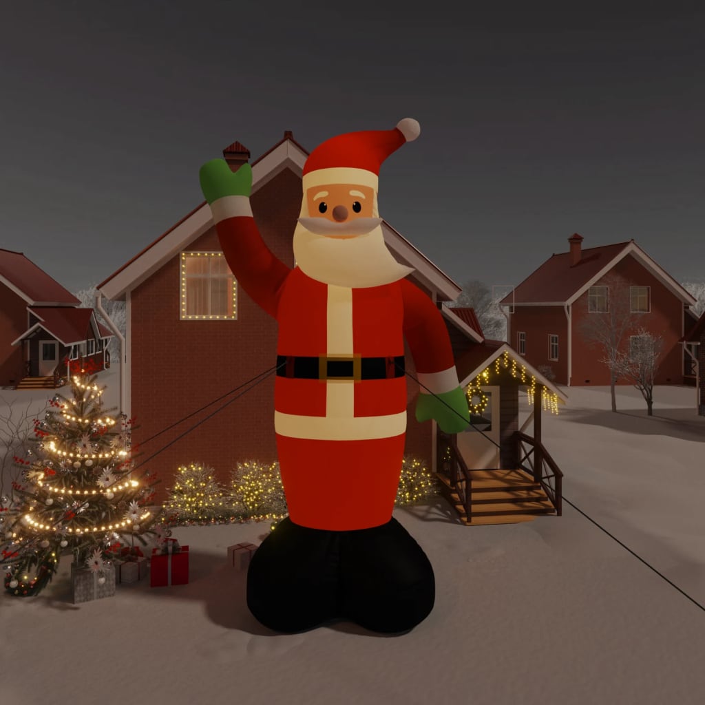 Aufblasbarer Weihnachtsmann mit LEDs - 820 cm