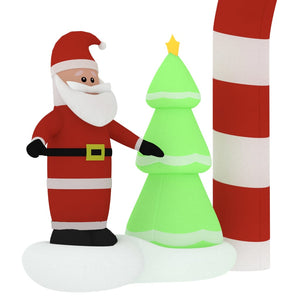 Aufblasbarer Weihnachtstor mit LEDs 260cm