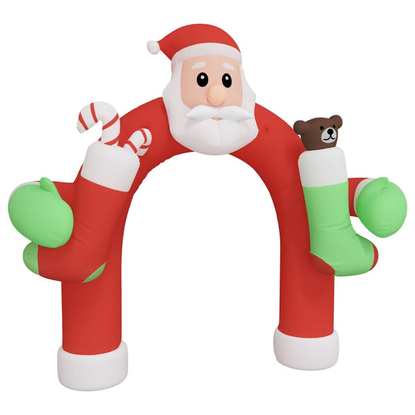 Aufblasbarer Weihnachtsbogen mit LEDs, 320cm