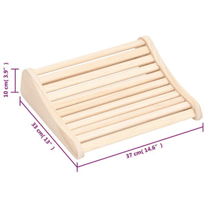 Sauna Kopfstütze aus Kiefernholz