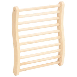 Sauna Rückenlehne S-Form Kiefernholz