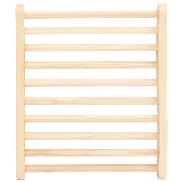 Sauna Rückenlehne S-Form Kiefernholz