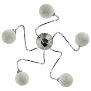 Deckenleuchte mit 5 LED-Lampen