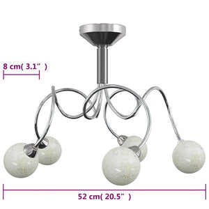 Deckenleuchte mit 5 LED-Lampen