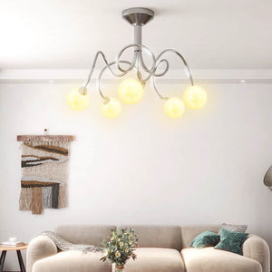 Deckenleuchte mit 5 LED-Lampen