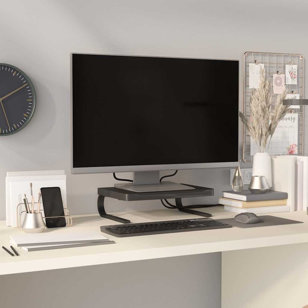 Monitorständer Schwarz 37x28 cm