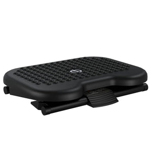 Fußstütze Schwarz, Ergonomisch & Verstellbar