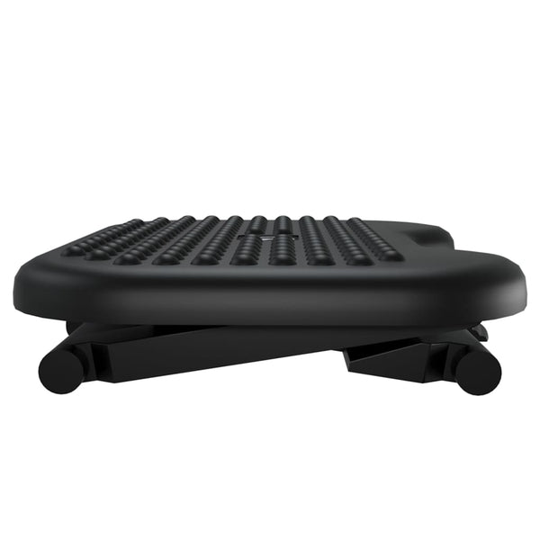 Fußstütze Schwarz, Ergonomisch & Verstellbar