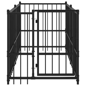Hundezwinger Schwarz 193,5x97x100 cm Stahl