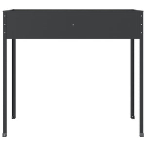 Pflanzkübel Anthrazit 100,5x40,5x90 cm Verzinkter Stahl
