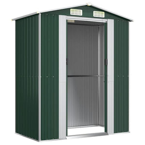 vidaXL Abri de jardin vert 192x108x223 cm Acier galvanisé