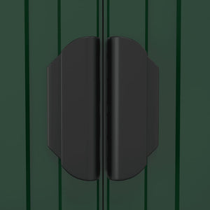 vidaXL Abri de jardin vert 192x108x223 cm Acier galvanisé