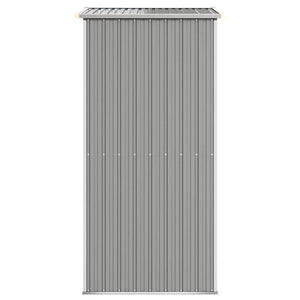vidaXL Abri de jardin gris clair 192x108x223 cm Acier galvanisé
