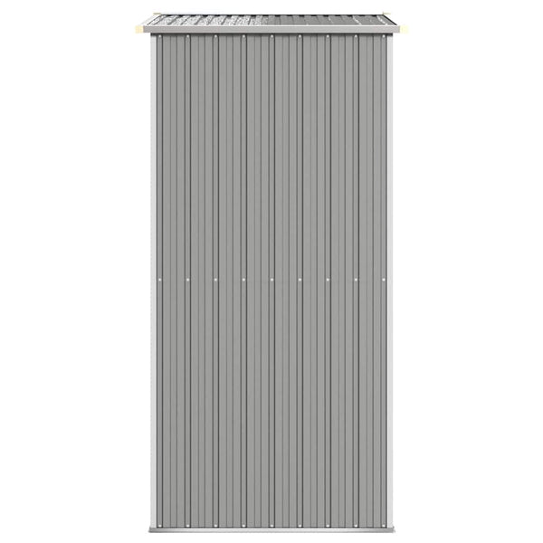 vidaXL Abri de jardin gris clair 192x108x223 cm Acier galvanisé