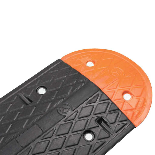 Bodenschwelle Gelb & Schwarz 129x32,5 x4 cm Gummi