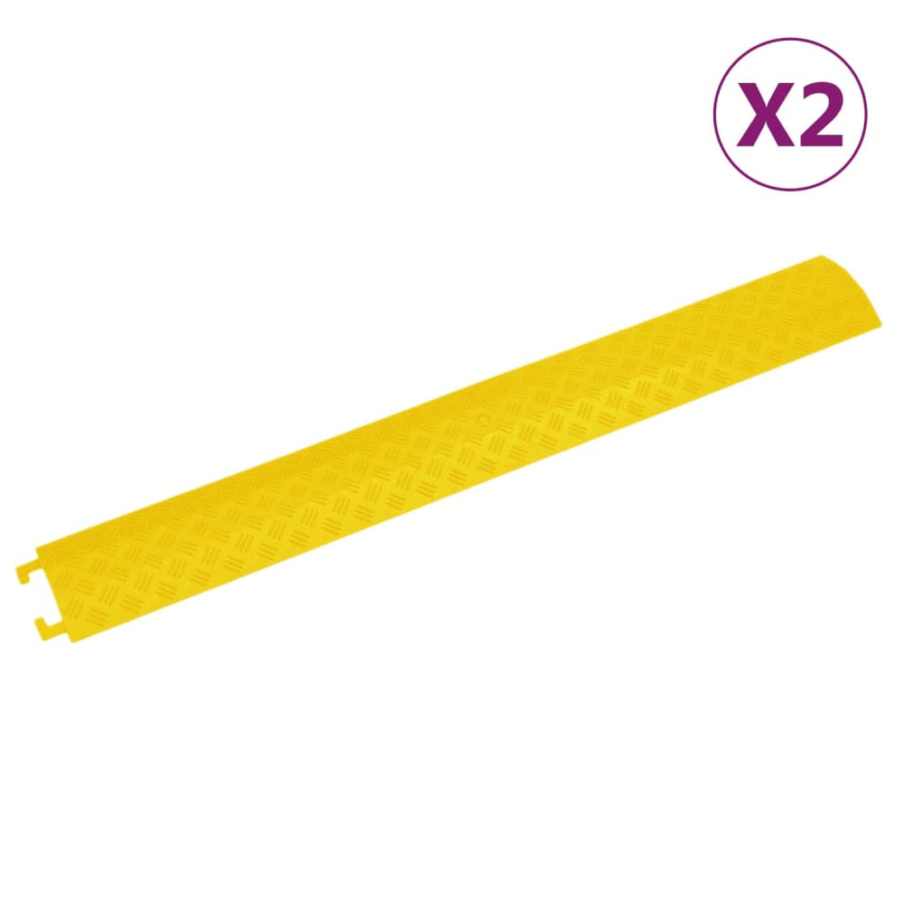 Kabelbrücken 2 Stk. 98,5 cm Gelb