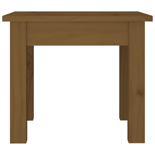 Couchtisch Honigbraun Kiefer 35x35 cm